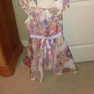 Cute girl flower dress